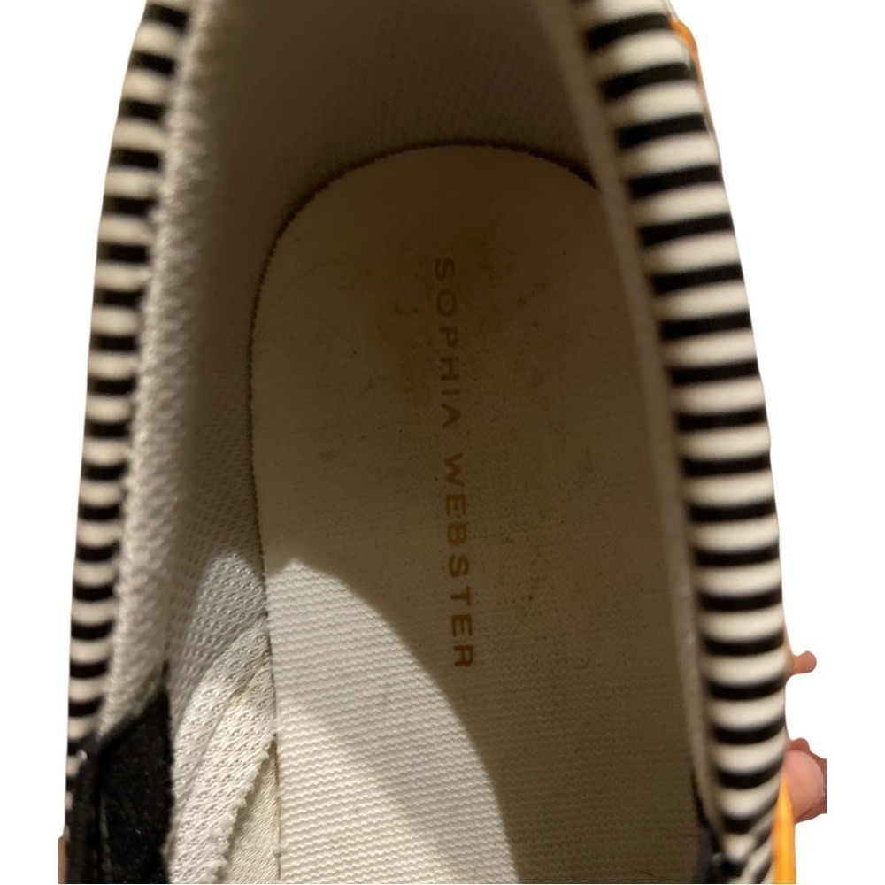 Sophia Webster Geometric Pattern Slip On Sneakers Womens Size - Picture 7 of 11